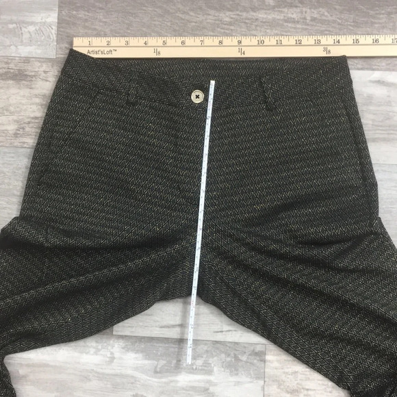 Michael Kors Metallic Geo Diamond Print Pants Sz 6‎ - Picture 3 of 8